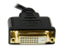 StarTech.com 8 in Mini HDMI to DVI Cable Adapter, DVI-D to HDMI (1920x1200p), 19 Pin HDMI Mini (C) Male to DVI-D Female, Digital Monitor Adapter Cable M/F, 3.9 Gbps Bandwidth, Black - Närbild