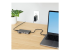 StarTech.com USB C-multiportadapter, dubbel HDMI-video, 4K 60 Hz, 2Pt 5 Gbps USB-A -hubb, 100 W strömförsörjning, GbE, SD/MicroSD, 30 cm kabel, resedocka, dockningsstation för bärbar dator - Höger vinkel