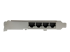 StarTech.com Gigabit Ethernet Nätverkskort med 4 portar - 