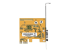 StarTech.com PCI Express Serial Card, PCIe to RS232 (DB9) Serial Interface Card, PC Serial Card with 16C1050 UART, Standard or Low Profile Brackets, COM Retention, For Windows & Linux - Tillbaka
