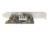 StarTech.com 5G PCIe Network Adapter Card, NBASE-T & 5GBASE-T 2.5BASE-T PCI Express Network Interface Adapter, 5GbE/2.5GbE/1GbE Multi Gigabit Ethernet Workstation NIC, 4 Speed LAN Card - Höger sida