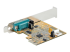 StarTech.com PCI Express Serial Card, PCIe to RS232 (DB9) Serial Interface Card, PC Serial Card with 16C1050 UART, Standard or Low Profile Brackets, COM Retention, For Windows & Linux - Höger vinkel