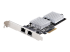 StarTech.com 2-Port 10Gbps PCIe Network Adapter Card, Network Card for PCs/Servers, Full-Height/Low-Profile PCIe Ethernet Card w/Jumbo Frames, NIC/LAN Interface Card - Vänster vinkel