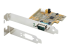 StarTech.com PCI Express Serial Card, PCIe to RS232 (DB9) Serial Interface Card, PC Serial Card with 16C1050 UART, Standard or Low Profile Brackets, COM Retention, For Windows & Linux - Vänster vinkel