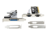 StarTech.com PCI Serial Parallel Combo Card with Dual Serial RS232 Ports (DB9) & 1x Parallel LPT Port (DB25), PCI Combo Adapter Card, PCI Expansion Card Controller, PCI to Printer Card - Framsidan