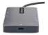 StarTech.com USB C-multiportadapter, dubbel HDMI-video, 4K 60 Hz, 2Pt 5 Gbps USB-A -hubb, 100 W strömförsörjning, GbE, SD/MicroSD, 30 cm kabel, resedocka, dockningsstation för bärbar dator - Vänster sida