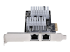 StarTech.com 2-Port 10Gbps PCIe Network Adapter Card, Network Card for PCs/Servers, Full-Height/Low-Profile PCIe Ethernet Card w/Jumbo Frames, NIC/LAN Interface Card - Vänster sida