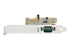 StarTech.com PCI Express Serial Card, PCIe to RS232 (DB9) Serial Interface Card, PC Serial Card with 16C1050 UART, Standard or Low Profile Brackets, COM Retention, For Windows & Linux - Vänster sida