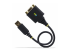 StarTech.com 1ft/30cm USB to Null Modem Serial Adapter Cable, FTDI, RS232 - Framsidan