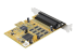 StarTech.com 8-portars PCI Express RS232 seriell kortadapter - Ovansidan
