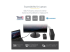 StarTech.com Thunderbolt 3 PCIe Expansion Chassis, External Enclosure Box with 1x PCI-Express Slot, 5K/4K Output Via TB3/DP Ports, TAA - Vänster vinkel