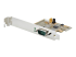 StarTech.com PCI Express Serial Card, PCIe to RS232 (DB9) Serial Interface Card, PC Serial Card with 16C1050 UART, Standard or Low Profile Brackets, COM Retention, For Windows & Linux - Vänster vinkel