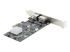 StarTech.com 2-Port 2.5Gbps NBASE-T PCIe Network Card, Intel I225-V, Dual-Port Computer Network Card, Multi-Gigabit NIC, PCI Express Server LAN Card, Desktop Ethernet Interface - Höger vinkel